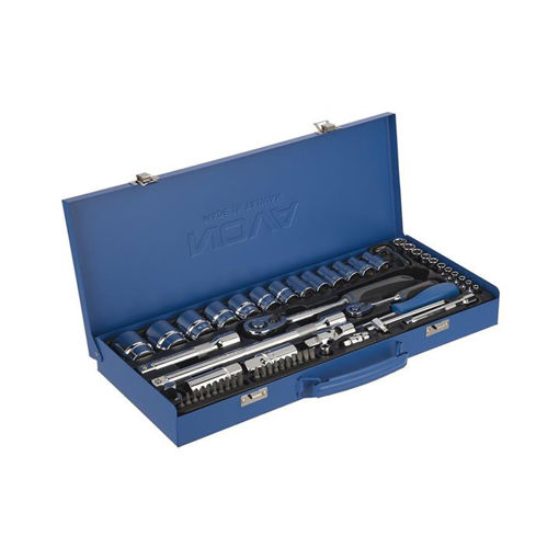 مجموعه 60 عددی سری بکس و پیچ گوشتی نووا مدل NTS 7016 ا Nova NTS 7016 Ratchet Wrench Screwdriver Set